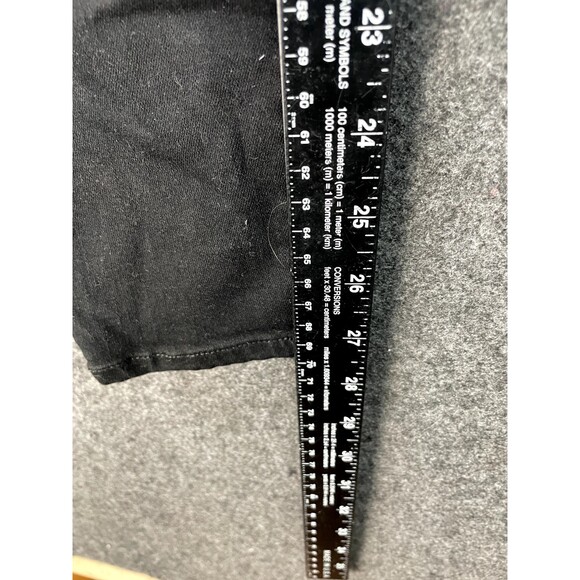 Paige Jeans Women's 28 Black Verdugo Ankle Skinny Dark Wash Black Stretch - Picture 6 of 9